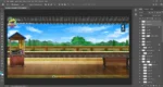 Railway Station Front View and Platform PSD Background | Animation Ki Duniya - Image 3