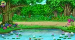 River Side Jungle and Forest Pond ( River Jungle ) PSD Background | Animation Ki Duniya