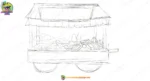 Sabji Thela Fresh Vegetables Cart 2D Prop | Animation Ki Duniya - Image 3