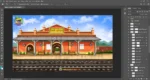 Indian Railway Station Exterior PSD Background for Animation | Animation Ki Duniya - Image 3