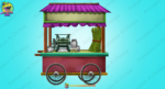 Sugarcane Juice Cart ( Thela ) 2D Prop for Animation | Animation Ki Duniya