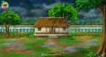 Village House Exterior 4 Scenes PSD Bundle (Day, Night, Evening, Rain) | Animation Ki Duniya - Image 3