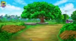 Village Road 2D Background for Animation | Animation Ki Duniya