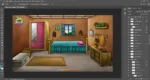 Village House Interior Room Day and Night (Inside Poor )PSD Backgrounds | Animation Ki Duniya - Image 4