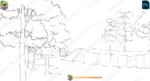 25 Background Bundle PSD – Royal Palace, Village, Forest, Cave & Underwater Backgrounds - Image 14