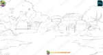 25 Background Bundle PSD – Royal Palace, Village, Forest, Cave & Underwater Backgrounds - Image 38
