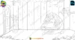 Indian Cartoon Bird House Interior Background PSD & PNG - Image 2