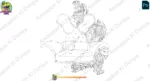 Royal Golden Throne Chair / Maharaja Sinhasan Prop - Image 2