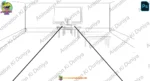 School Classroom Interior & Wooden Desks Background (PSD & PNG) - Image 2