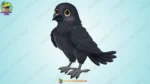 Kauwa / Crow Bird Animation Rig | Cute Crow Character Rigged FLA File - Image 3