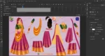 2D Cartoon Indian Wedding Bride ( Dulhan ) Character Sheet - Image 2