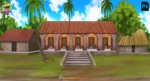 Rural Grain Godown & Village Storehouse Exterior Background (PSD & PNG)