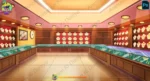 Luxury Gold Jewelry Shop Interior Background (PSD & PNG)
