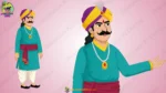 2D Cartoon Mantri / Minister Character Sheet - Image 4