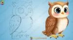 Cute Owl Character Rigged FLA File | Ullu / Wise Owl Bird Jungle Stories - Image 2