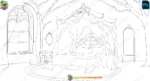 2D Cartoon Fairy World Bedroom (Pari Lok) Background(PSD & PNG) - Image 2