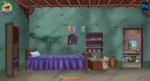 Indian Village Poor Room & Kitchen PSD Bundle – Layered 2D Cartoon House Interior Backgrounds - Image 16