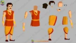 2D Cartoon Royal Prince ( Rajkumar ) Character - Image 2