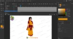 Indian Dashi / Royal Sevika Character Rig | Village Woman / Maid Character - Image 2