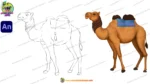 Cartoon Camel Character Vector Source File (FLA File) - Image 3