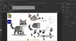 2D Cute Cat Character | Cute 2D Kitten Character (.FLA File) - Image 2
