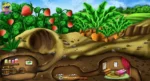 Underground Animal Burrow ( Chitti ka Ghar ) & Garden Home Cross-Section Background (PSD & PNG)