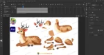 2D Cartoon Deer ( Hiran ) Jungle Stag Character - Adobe Animate CC - Image 4