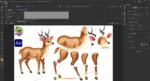 2D Cartoon Deer ( Hiran ) Jungle Stag Character - Adobe Animate CC - Image 2