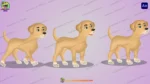 Cute 2D Puppy Dog Character for Adobe Animate CC (.FLA File)