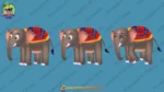 2D Cartoon Elephant ( Hathi ) Character Vector Asset - (.FLA)