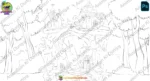 Enchanted Treehouse Village & Forest Archway Background(PSD & PNG) - Image 2