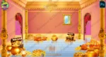 Royal Treasure ( Gold ) Room & Gold Vault Interior Background (PSD & PNG)