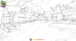 Haunted Village Night & day Background PSD | Indian Horror Story - Image 6