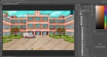 30 Background Bundle PSD – Royal Palace, Village, Hospital, School, Forest & Modern Interiors - Image 13