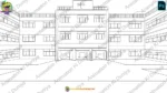 30 Background Bundle PSD – Royal Palace, Village, Hospital, School, Forest & Modern Interiors - Image 14