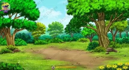 Jungle & Forest Path Background | Natural Forest & Woods Background(PSD & PNG)