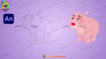 2D Cartoon Chuha / Rat Character Sheet - Image 2