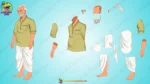 2D Moral Story Creator Pack – 20+ Fully Rigged Animated Characters + 25 PNG Backgrounds - Image 23