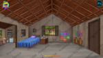 Indian Village Poor Room & Kitchen PSD Bundle – Layered 2D Cartoon House Interior Backgrounds - Image 13