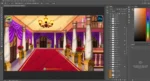 30 Background Bundle PSD – Royal Palace, Village, Hospital, School, Forest & Modern Interiors - Image 46
