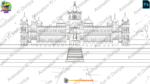 Royal Rajmahal PSD Background Bundle – 9+ High Quality 2D Palace, Throne Room & Royal Bedroom - Image 20
