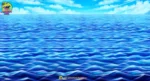 Blue Sea Water Ocean Cartoon Background PSD | Samandar aur Lahrein