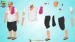 2D Moral Story Creator Pack – 20+ Fully Rigged Animated Characters + 25 PNG Backgrounds - Image 43