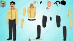 2D Moral Story Creator Pack – 20+ Fully Rigged Animated Characters + 25 PNG Backgrounds - Image 46