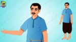 2D Moral Story Creator Pack – 20+ Fully Rigged Animated Characters + 25 PNG Backgrounds - Image 59