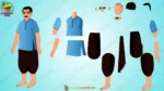 2D Moral Story Creator Pack – 20+ Fully Rigged Animated Characters + 25 PNG Backgrounds - Image 58